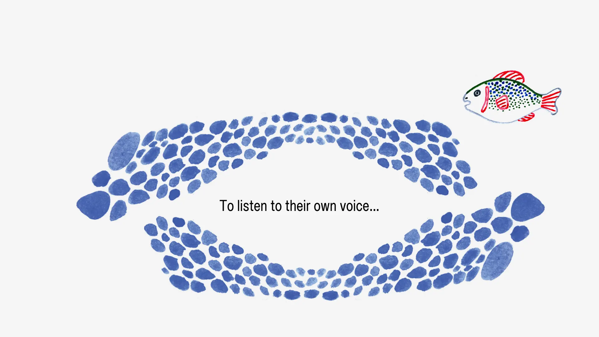 To listen to their own voice…